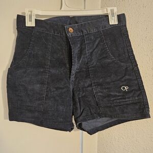 Vintage OP Ocean Pacific Women's Navy Corduroy Shorts